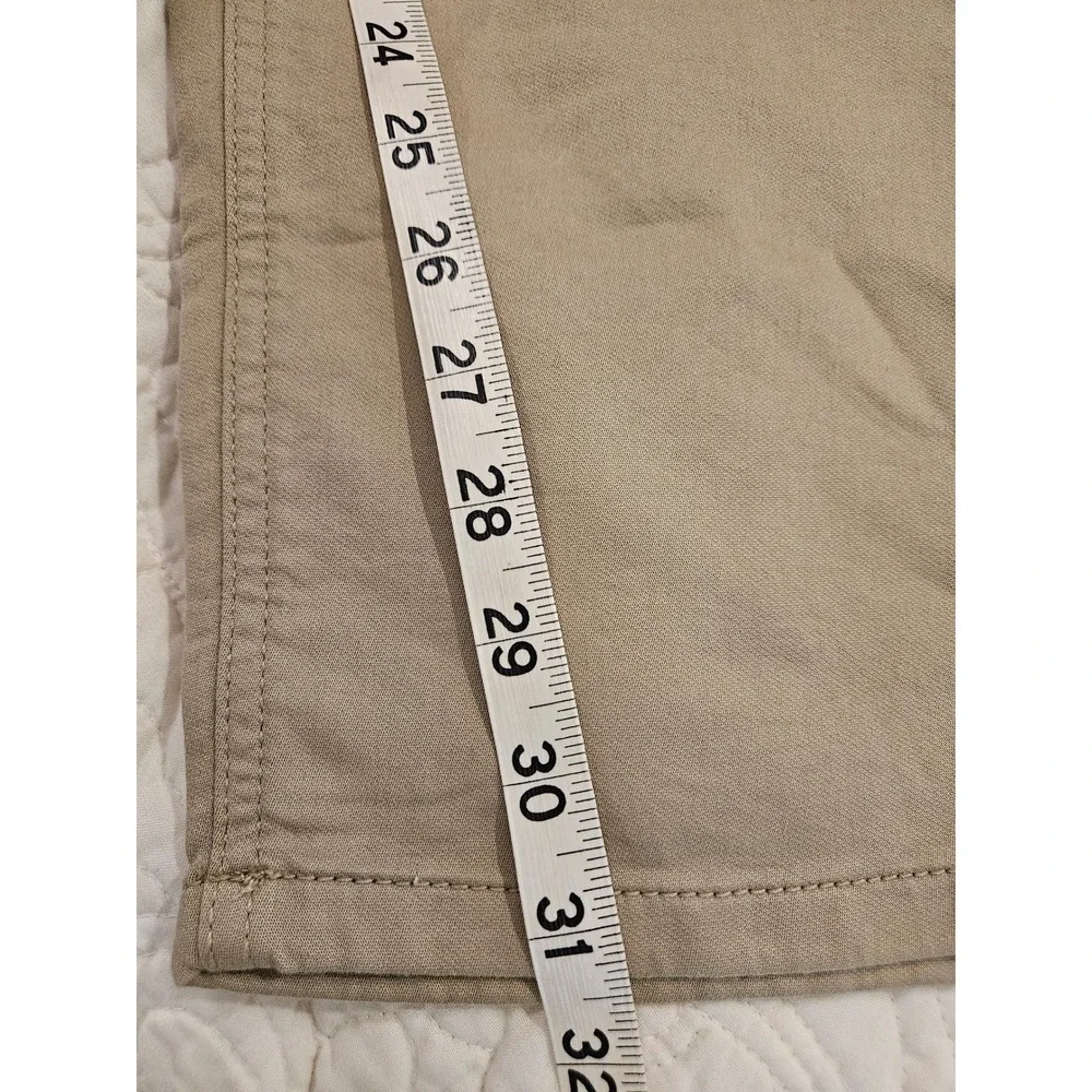 Tommy Hilfiger TH Flex Mens Tan Khaki Straight Leg Pants 40x32